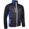 Sunderland Gents Zermatt Padded Jacket Black Electric Blue - White -Golf Bags Shop P SUNMC83SUNGENTSZERMATTPADDEDJKTBLKBLUEWHITE L