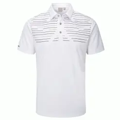 Ping Portman Golf Polo Shirt White/Navy