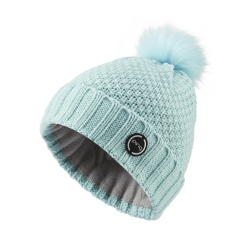 Ping Ladies Rosario Textured Knit Bobble Hat Aquatic