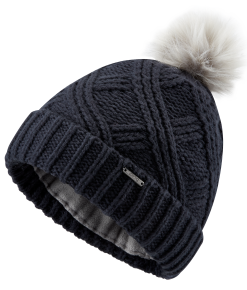 Ping Ladies Shannon Bobble Beanie Navy