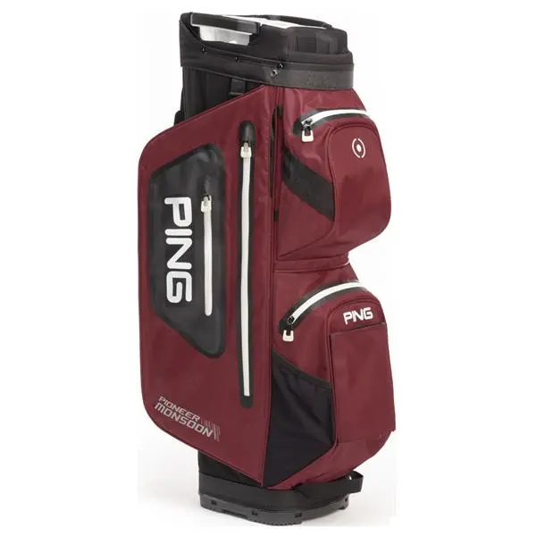 Ping Pioneer Monsoon 201 Cart Bag Mulberry Black 3 Ping Pioneer Monsoon 201 Cart Bag Mulberry Black