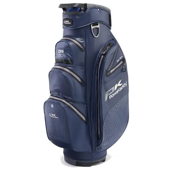 PowaKaddy Dri-Tech Cart Bag Gunmetal/Blue 22 3 PowaKaddy Dri-Tech Cart Bag Gunmetal/Blue 22