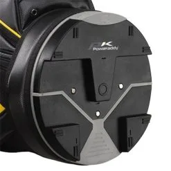 Powakaddy DLX-Lite Cart Bag Gunmetal Yellow -Golf Bags Shop PW22A0304001 2 L