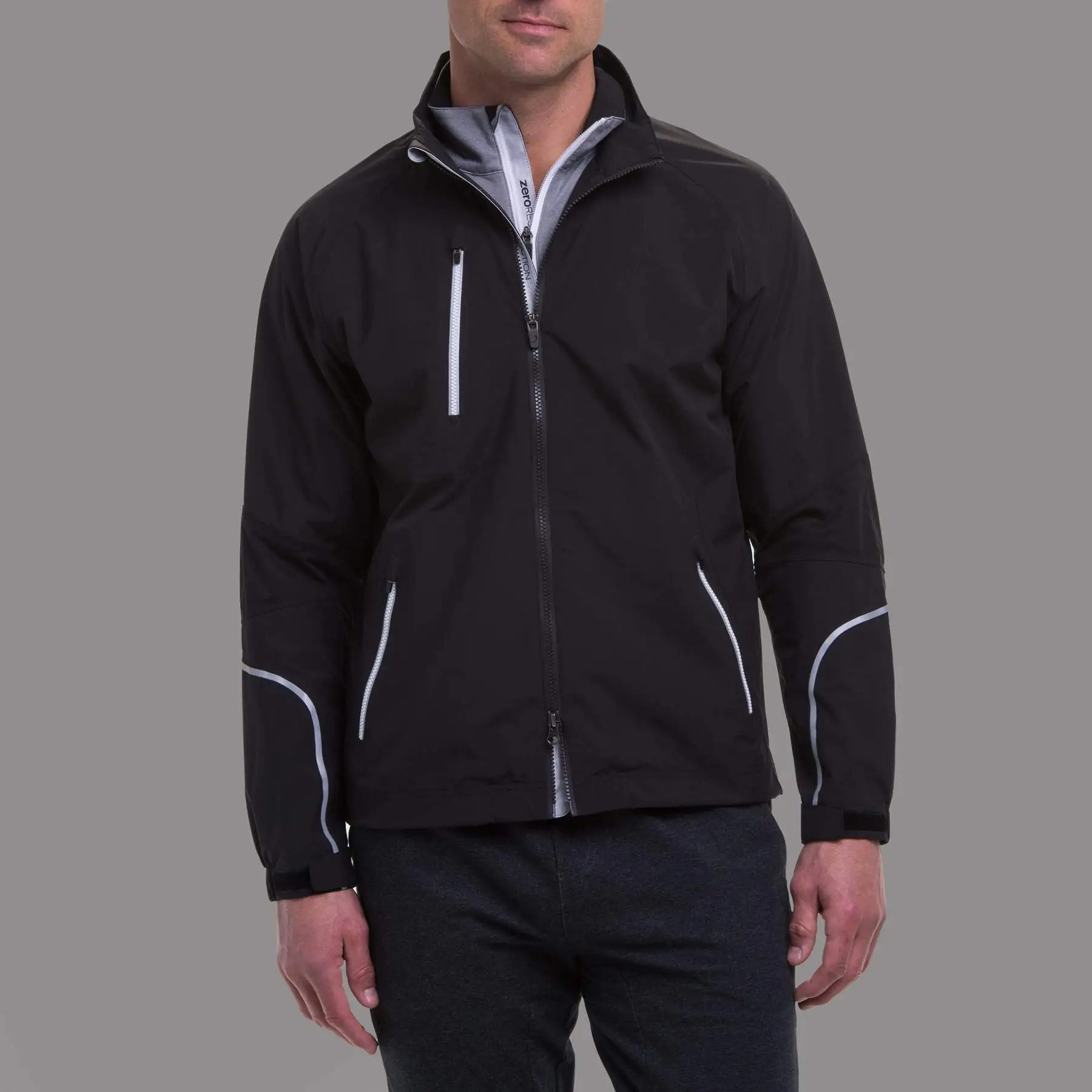 Zero Restriction Gents Full Zip Power Torque Waterproof Jacket Black 3 Zero Restriction Gents Full Zip Power Torque Waterproof Jacket Black
