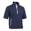 Zero Restriction Gents Power Torque 1/4 Zip Short Sleeve Waterproof Navy-White
