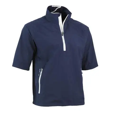 Zero Restriction Gents Power Torque 1/4 Zip Short Sleeve Waterproof Navy-White 3 Zero Restriction Gents Power Torque 1/4 Zip Short Sleeve Waterproof Navy-White