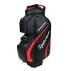 TaylorMade Deluxe Cart Bag Black Red 2 TaylorMade Deluxe Cart Bag Black Red -Golf Bags Shop TA21A0301002 L