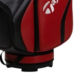 TaylorMade Deluxe Cart Bag Red - Black 7 TaylorMade Deluxe Cart Bag Red - Black -Golf Bags Shop TA22A0308001 3 L