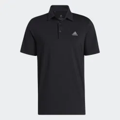 Adidas Gents Ultimate365 Solid Left Chest Polo Shirt Black