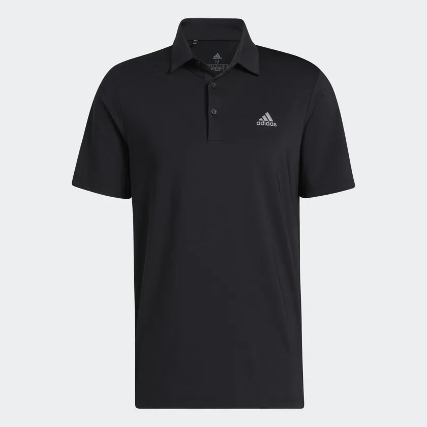 Adidas Gents Ultimate365 Solid Left Chest Polo Shirt Black 3 Adidas Gents Ultimate365 Solid Left Chest Polo Shirt Black