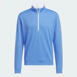 Adidas Light Weight Quarter Zip Blue Fusion