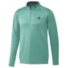 Adidas Golf Club LC 1/4 Zip Acid Mint GR0762 -Golf Bags Shop adidas club qt zip golf pullover gr0762