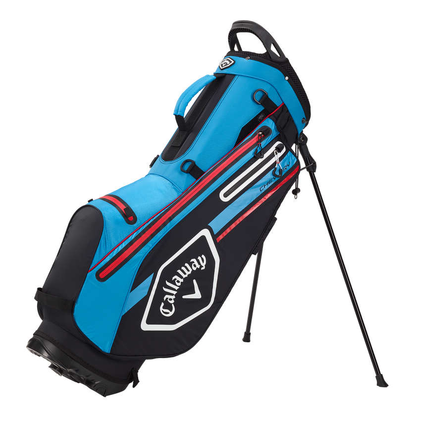 Callaway CHEV DRY STAND BAG Black/CYAN/Fire Red 3 Callaway CHEV DRY STAND BAG Black/CYAN/Fire Red
