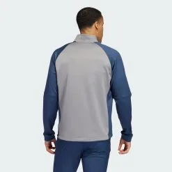 Adidas Gents Colour Block Quarter Zip Grey/Crew Navy - SS22 8 Adidas Gents Colour Block Quarter Zip Grey/Crew Navy - SS22 -Golf Bags Shop d865dca02c6f430b97cbadfb014ed82e f540 1