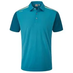 PING MALVERN GOLF POLO SHIRT - SCUBA/DEEP ATLANTIC